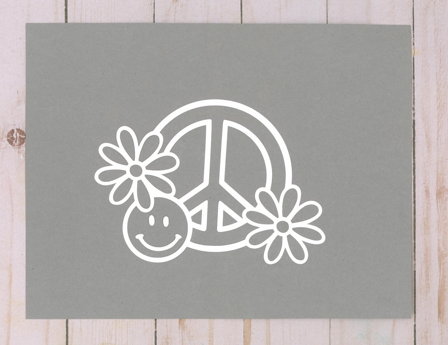 "Peace" Cardstock Cut