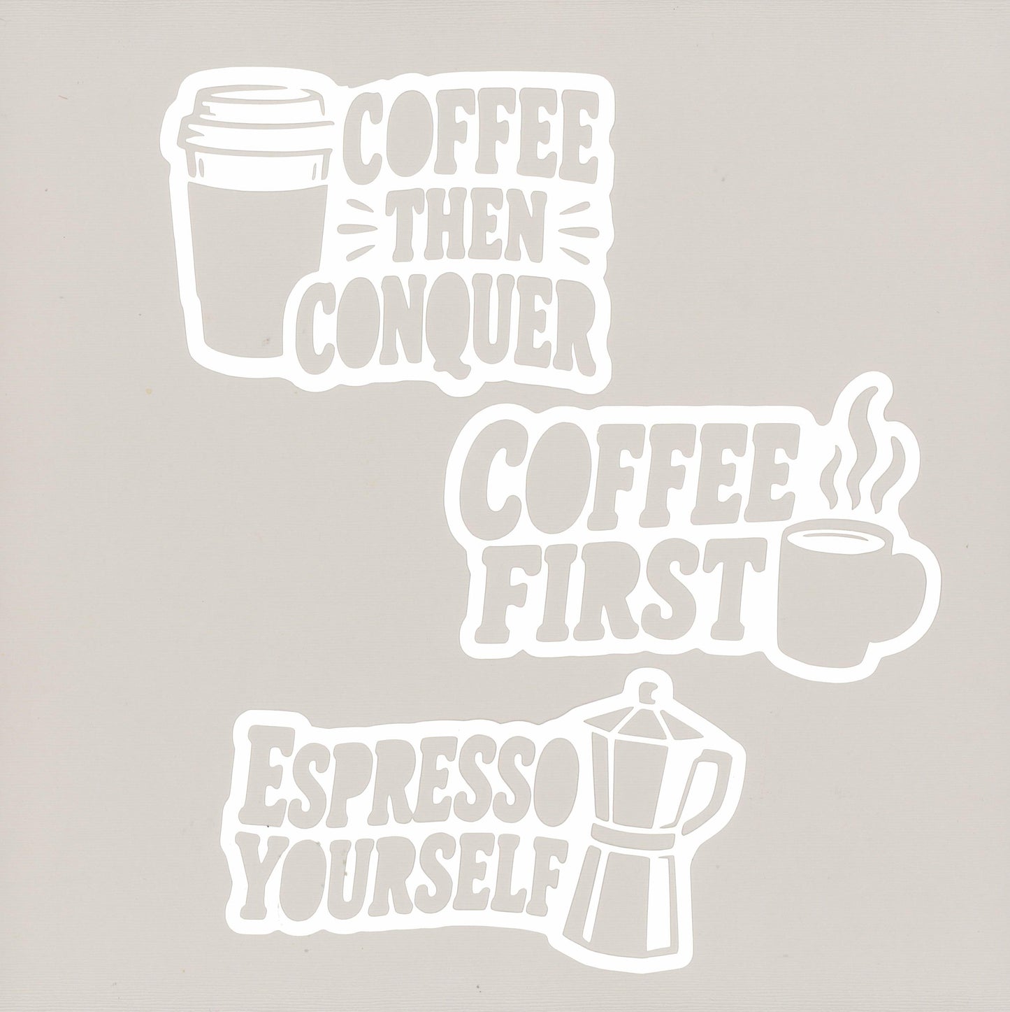 "Coffee" DIGITAL Cut Files