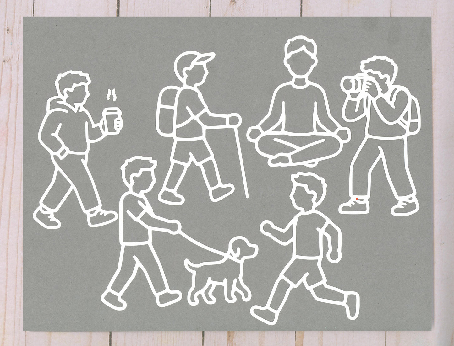 "Everyday Life Masculine" DIGITAL Cut Files
