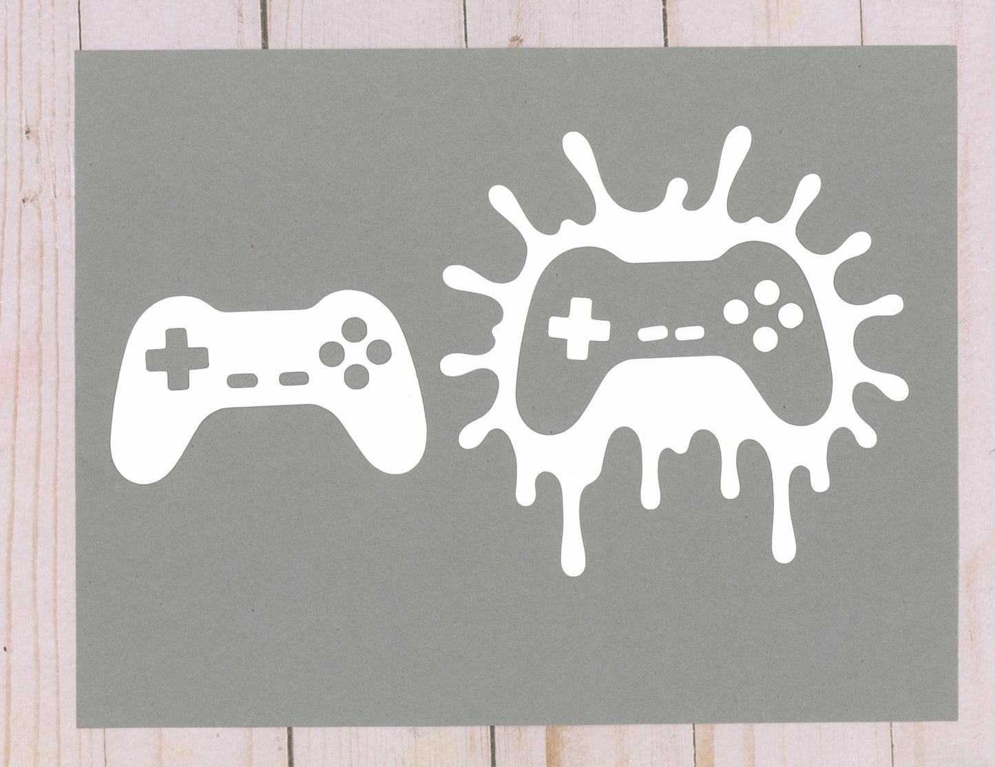 Splat Controller Cardstock Cut