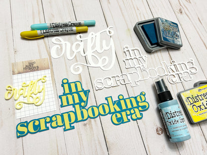 "Scrapbook Era" Digital Cut File Freebie