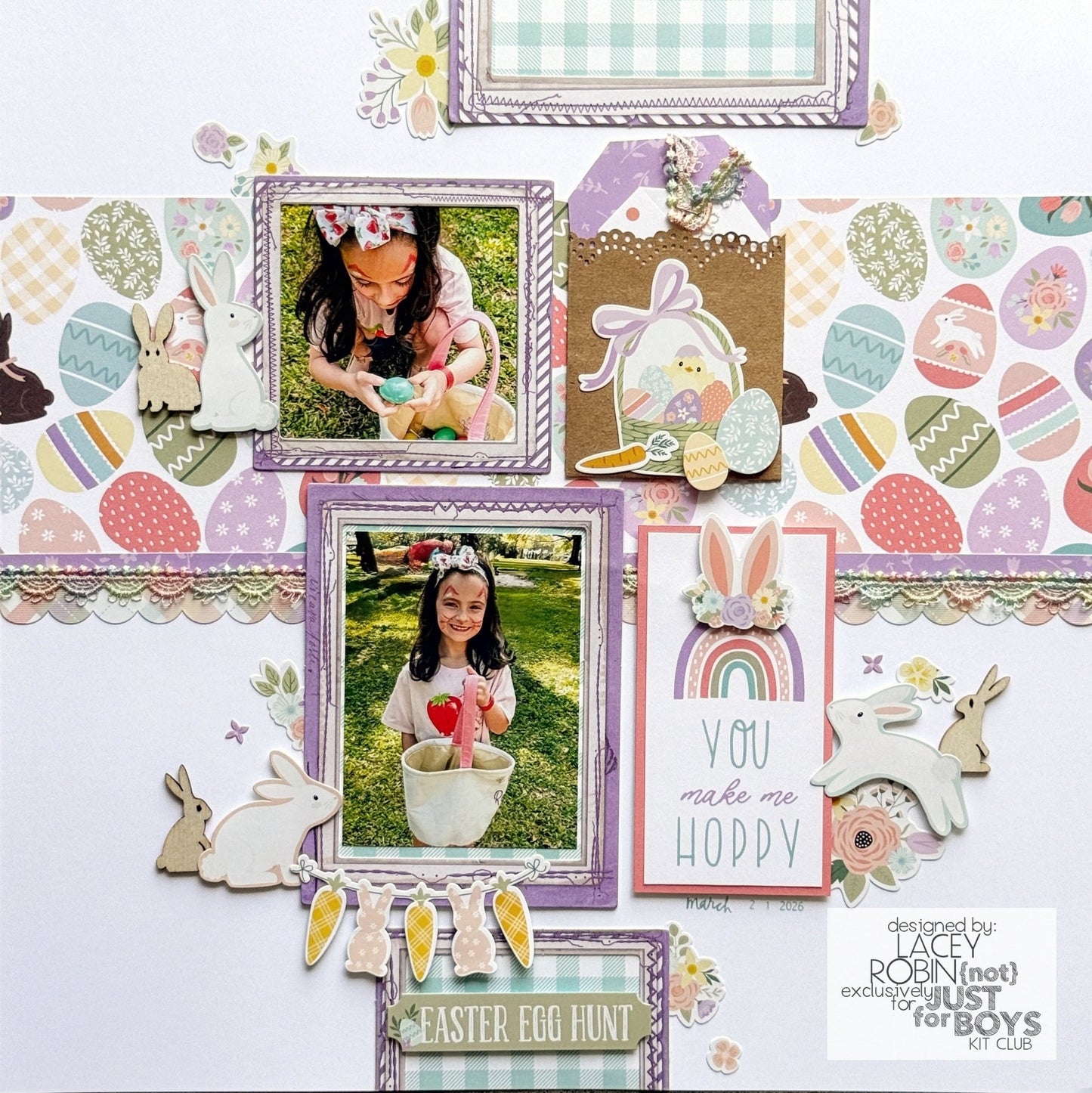 "Bunnies & Blossoms" Creative Components Kit