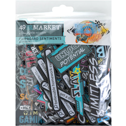 "Level Up" Chipboard Pack
