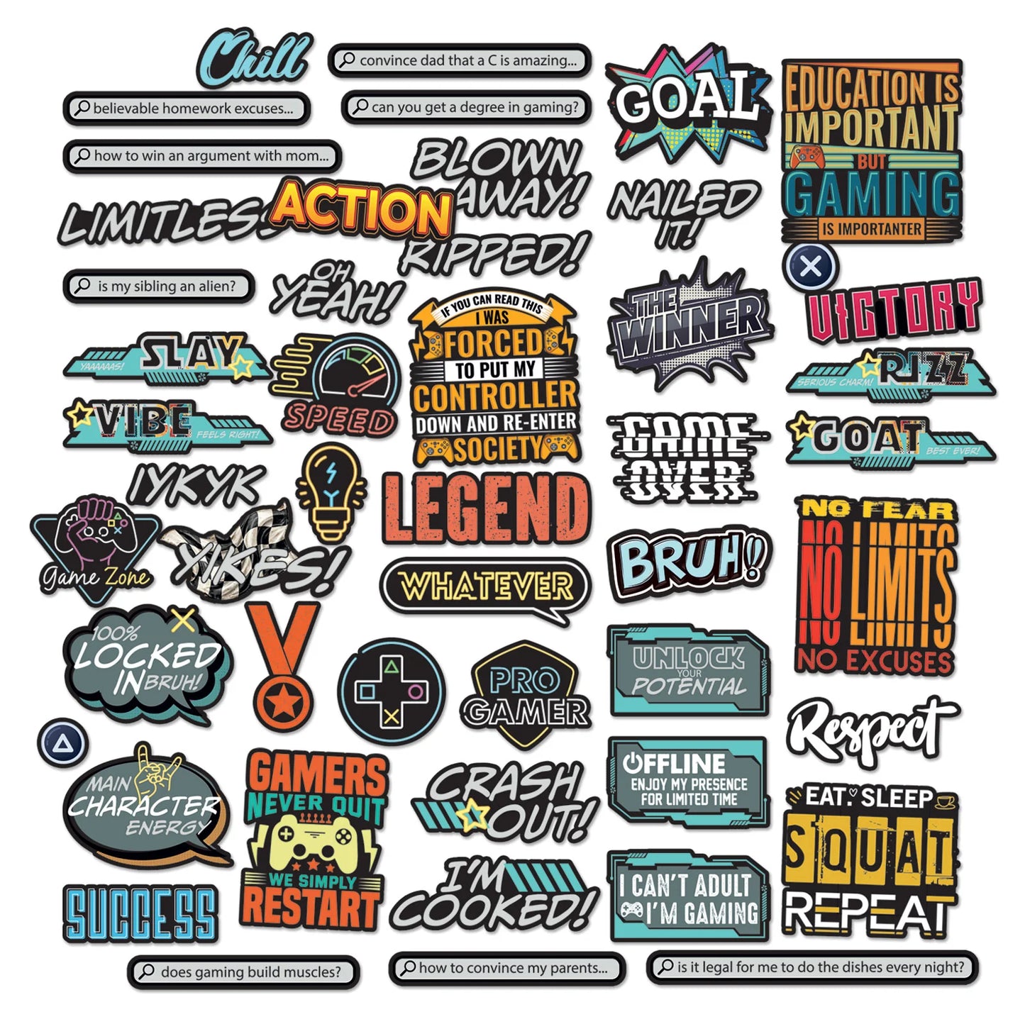 "Level Up" Chipboard Pack