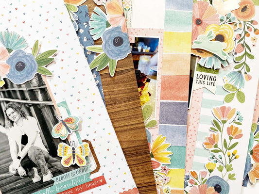 "Spring Flowers" Hearts & Flowers VIRTUAL Class