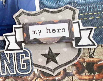 "NJFB Badges" 4x6 Stamp Set