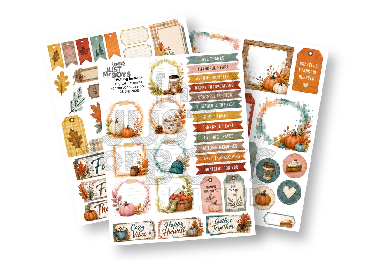 PRE-PRINTED "Falling for Fall" PDF