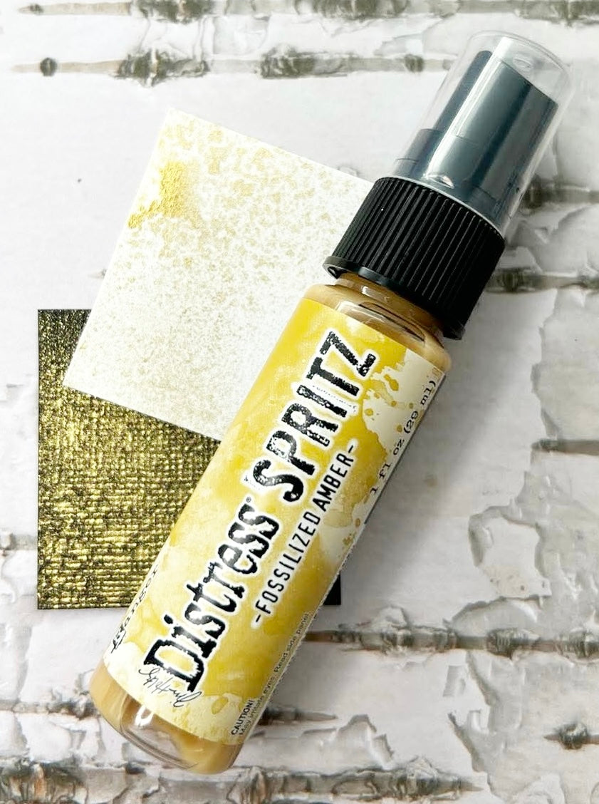 NEW!!! "Fossilized Amber" Distress Spritz