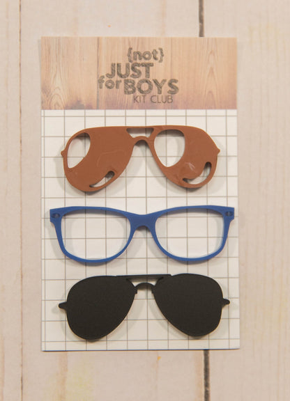 "Glasses" Acrylic Trio