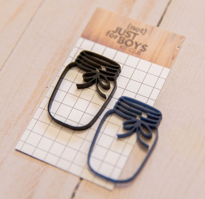 "Mason Jar Duo" Acrylic Embellishments