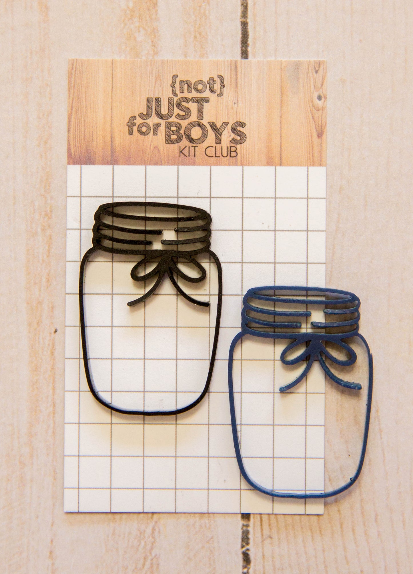 "Mason Jar Duo" Acrylic Embellishments