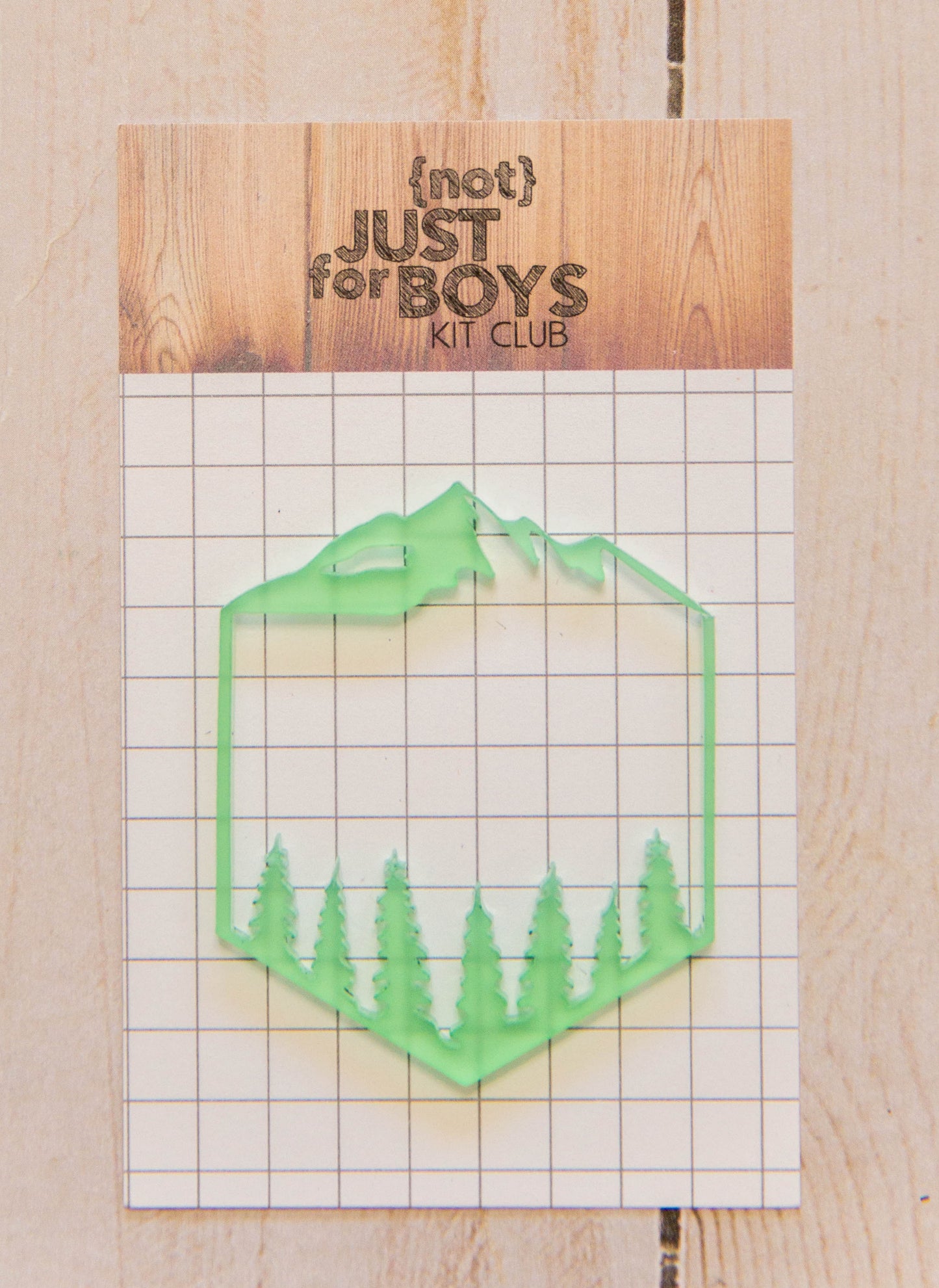 "Camping Logo" Acrylic Embellishment