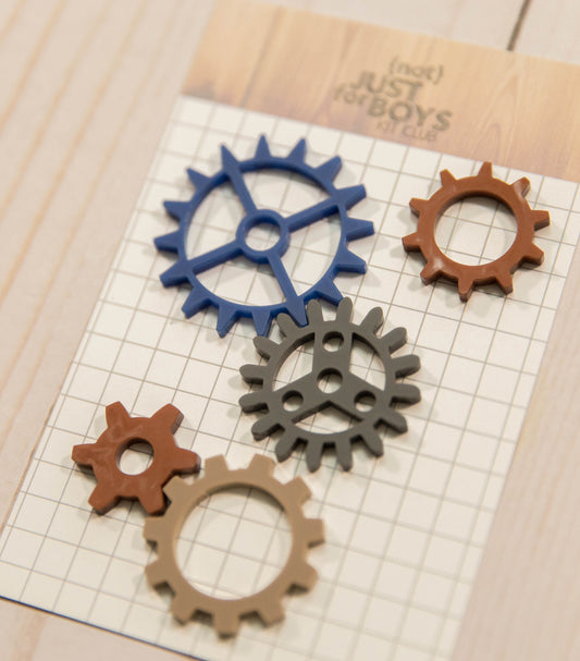 "Cog" Acrylic Embellishment Set