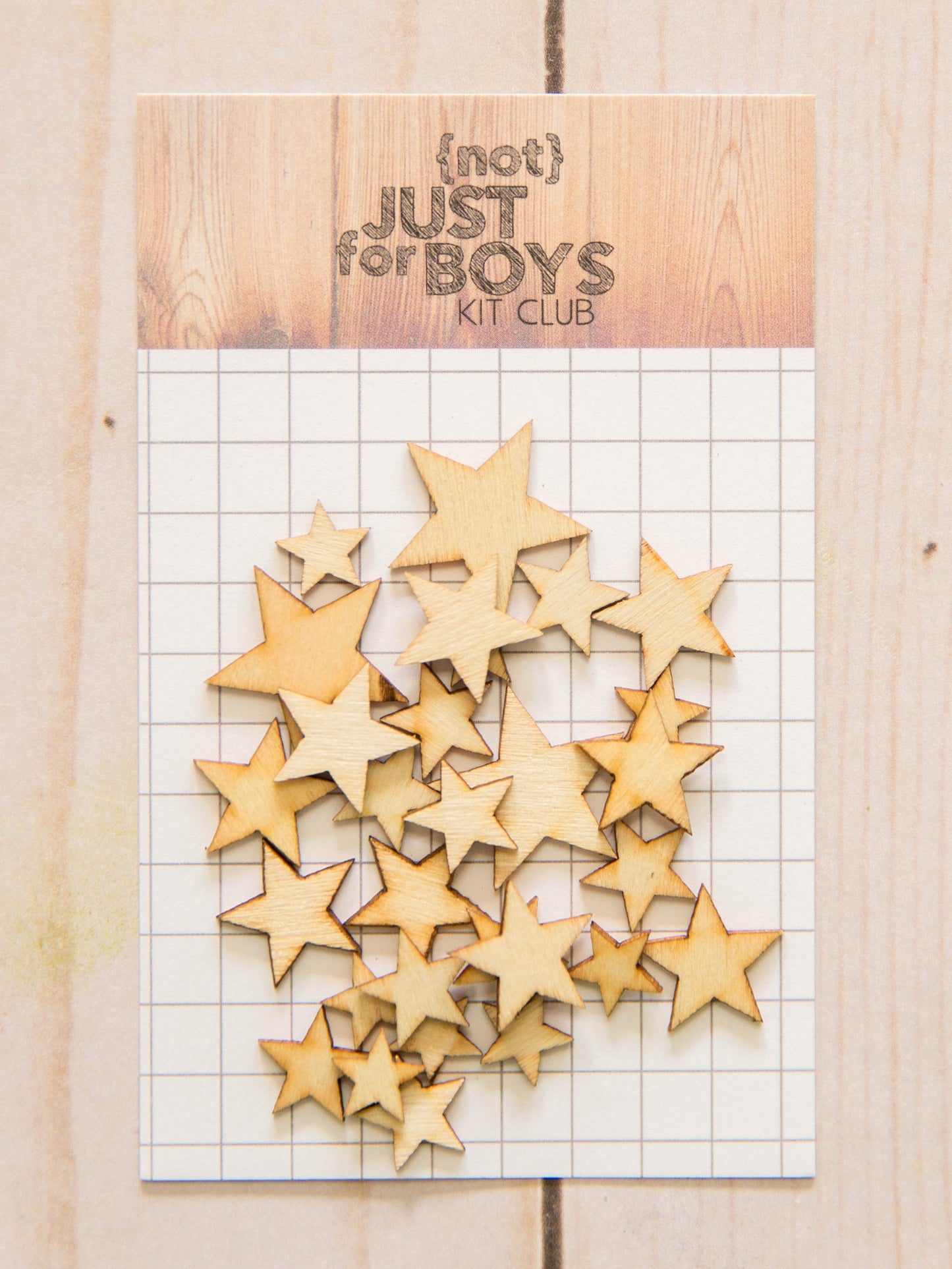 "Shoot for the Stars" Wooden Star Embellishments