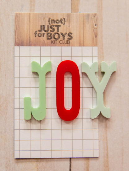 "Joy" Acrylic Word
