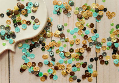 "Ledger & Type" Sequin Mix