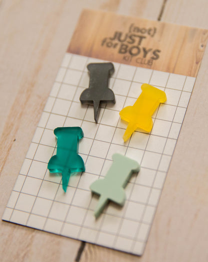 Thumb Pins Acrylic Embellishments