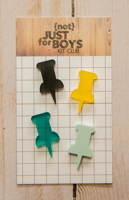 Thumb Pins Acrylic Embellishments