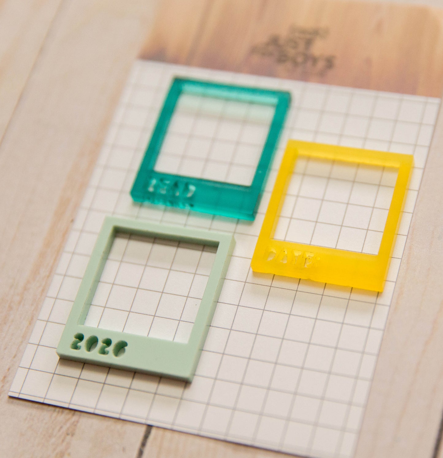 Mini Polaroid Frames Acrylic Embellishments