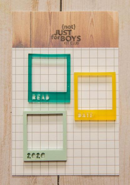 Mini Polaroid Frames Acrylic Embellishments