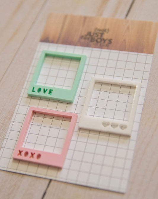 “Lovely Day” Mini Polaroid Frames Acrylic Embellishments