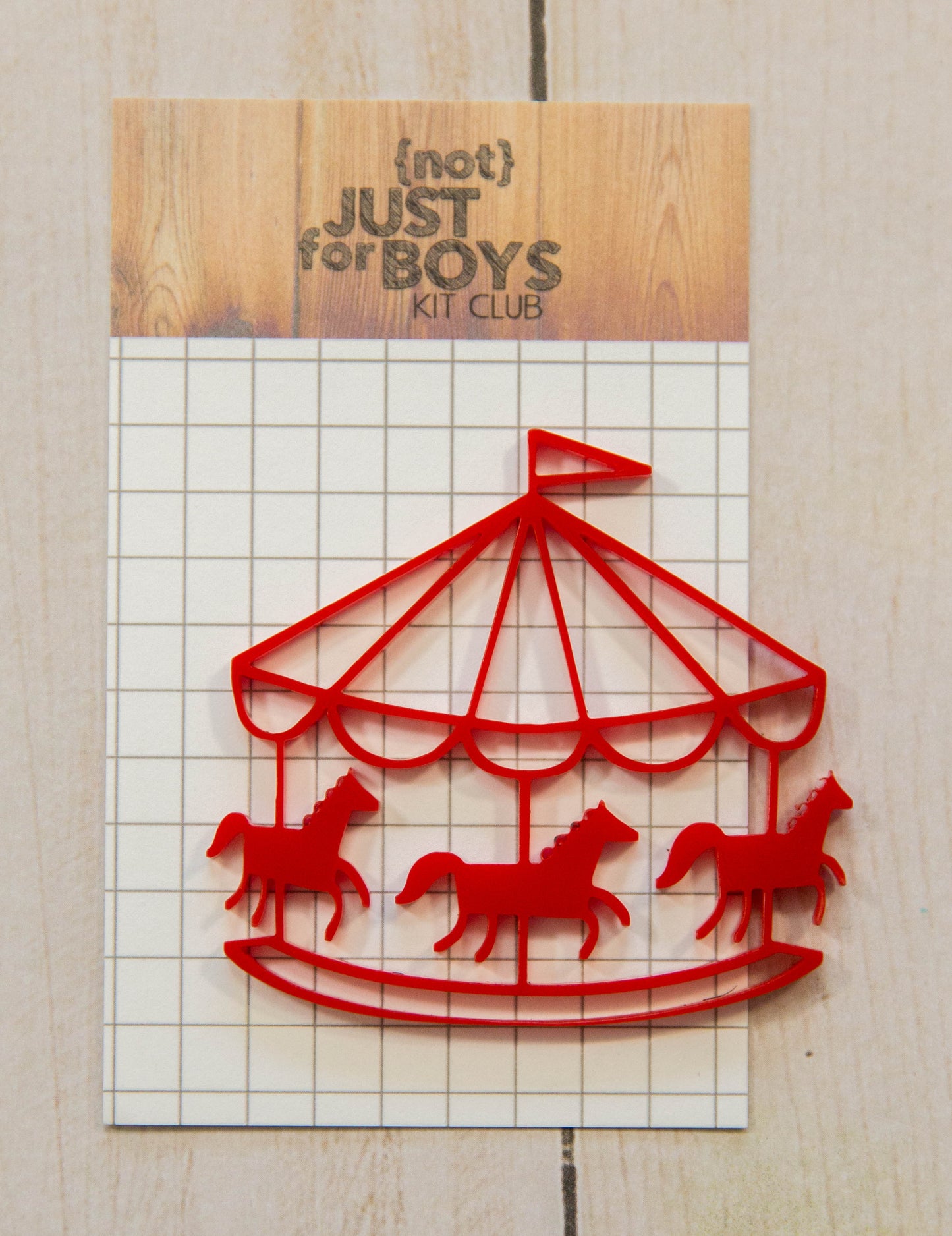 “Carousel” Acrylic Embellishment