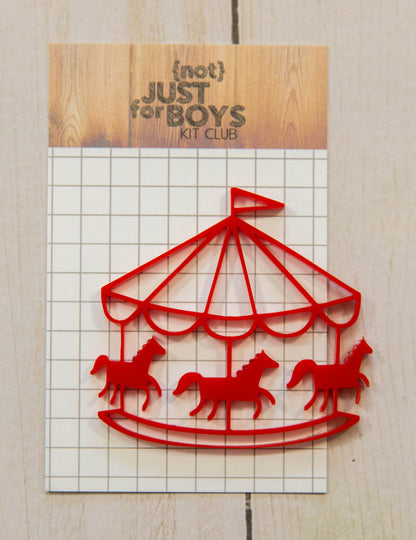 “Carousel” Acrylic Embellishment