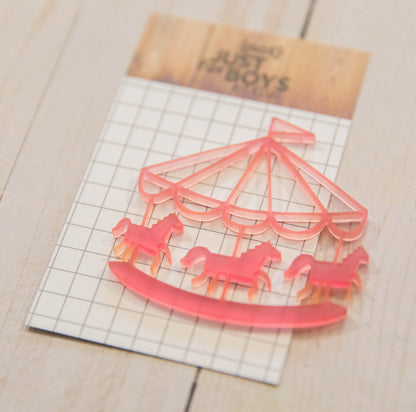 “Carousel” Acrylic Embellishment