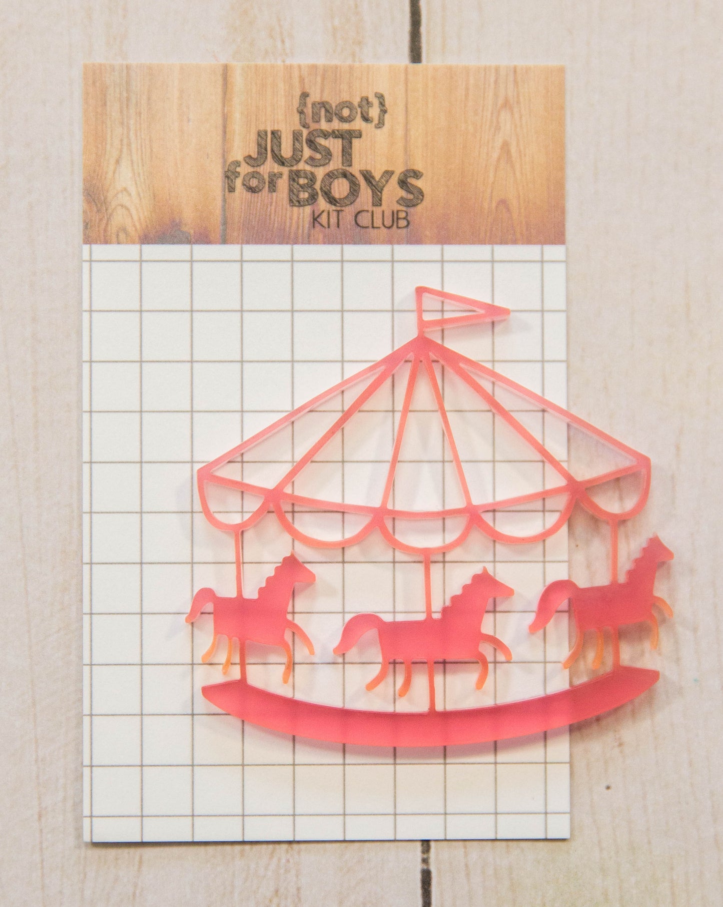 “Carousel” Acrylic Embellishment