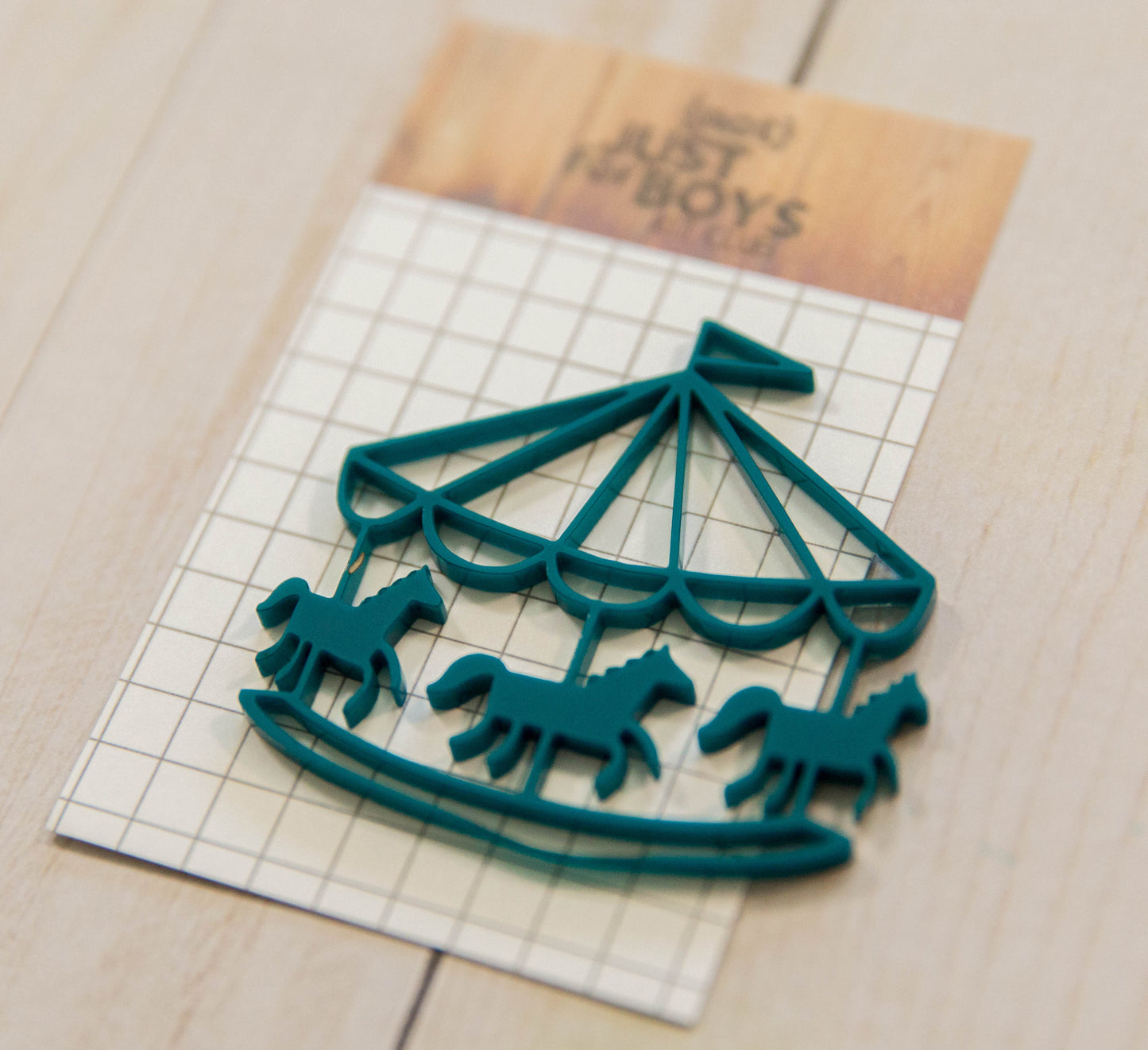 “Carousel” Acrylic Embellishment