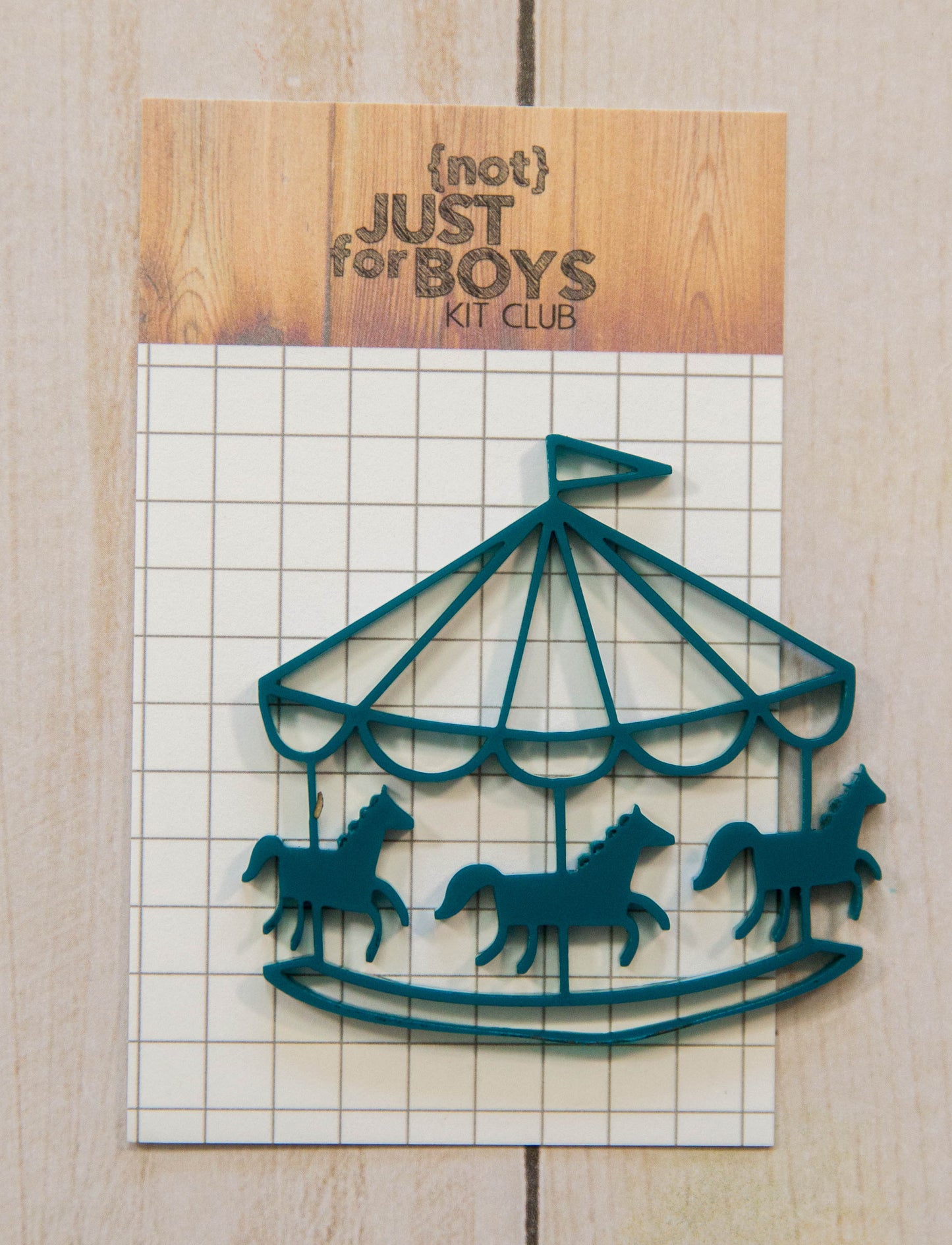 “Carousel” Acrylic Embellishment