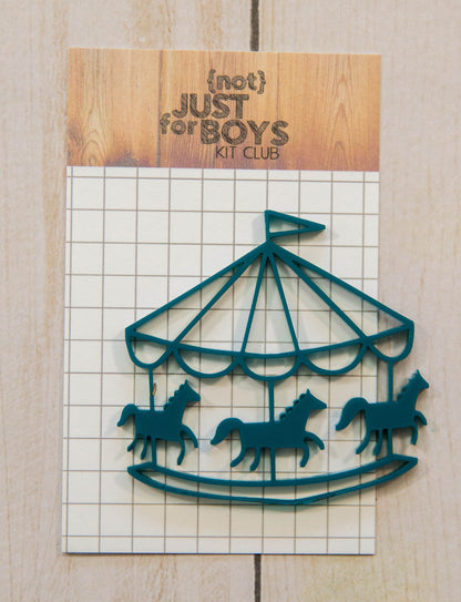 “Carousel” Acrylic Embellishment