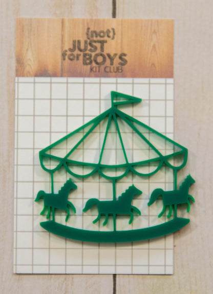 “Carousel” Acrylic Embellishment