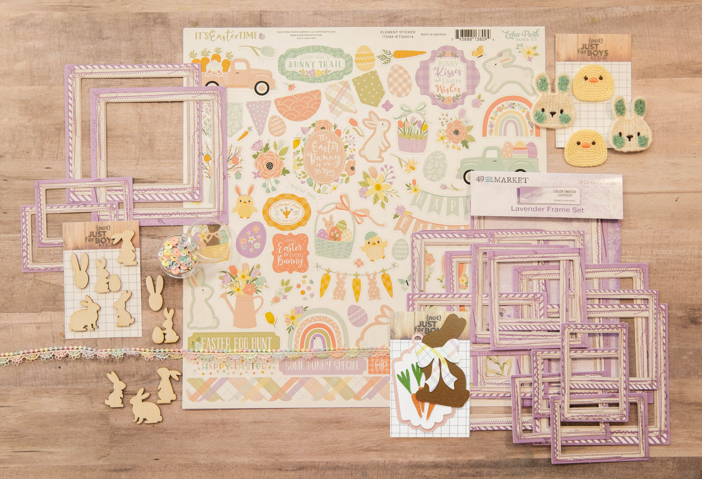 "Bunnies & Blossoms" Creative Components Kit