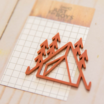 Camping Acrylic Embellishment