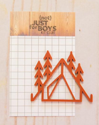 Camping Acrylic Embellishment