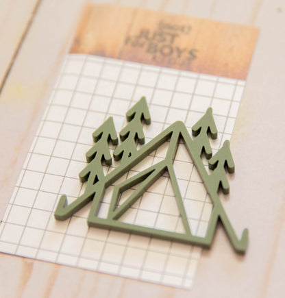 Camping Acrylic Embellishment