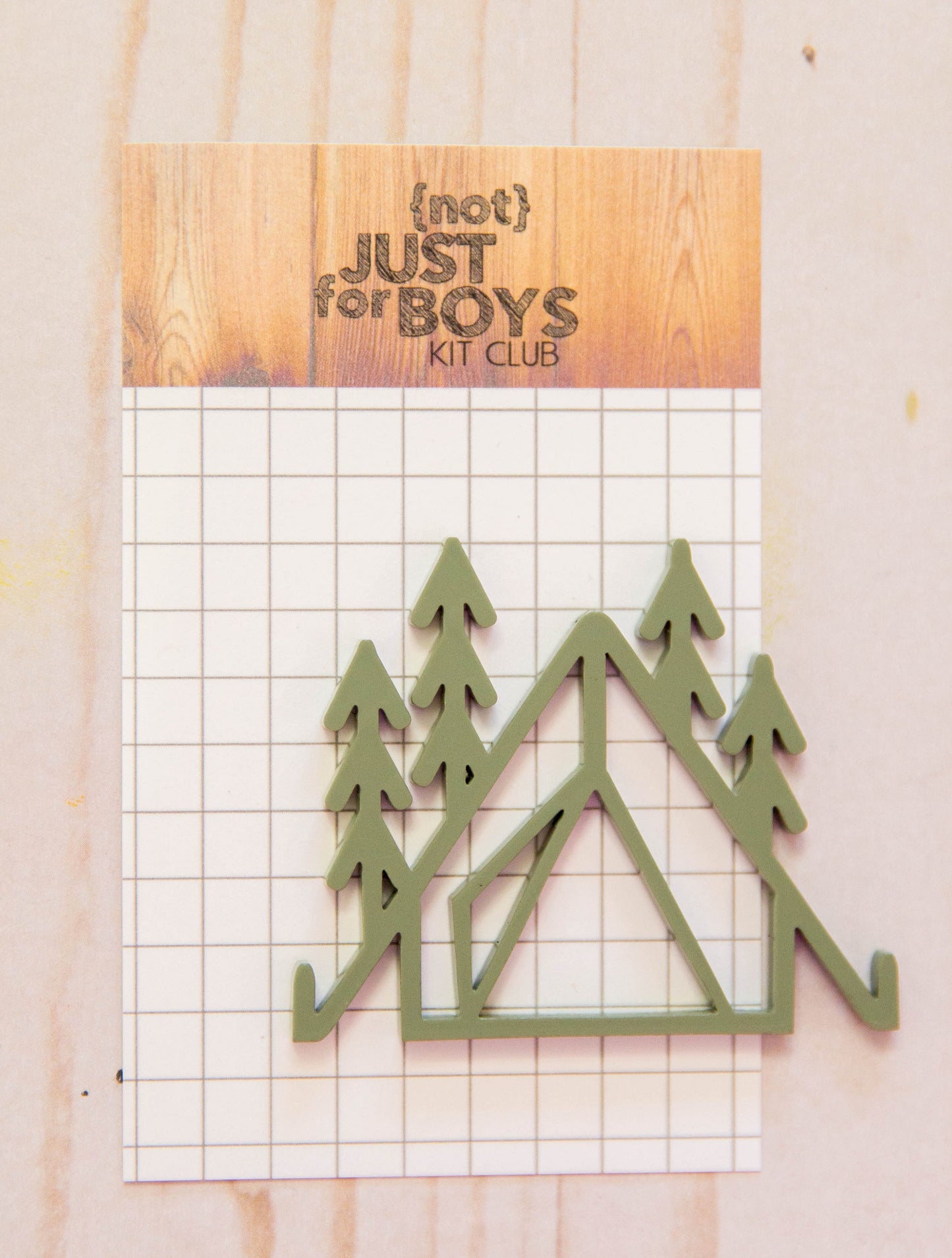 Camping Acrylic Embellishment