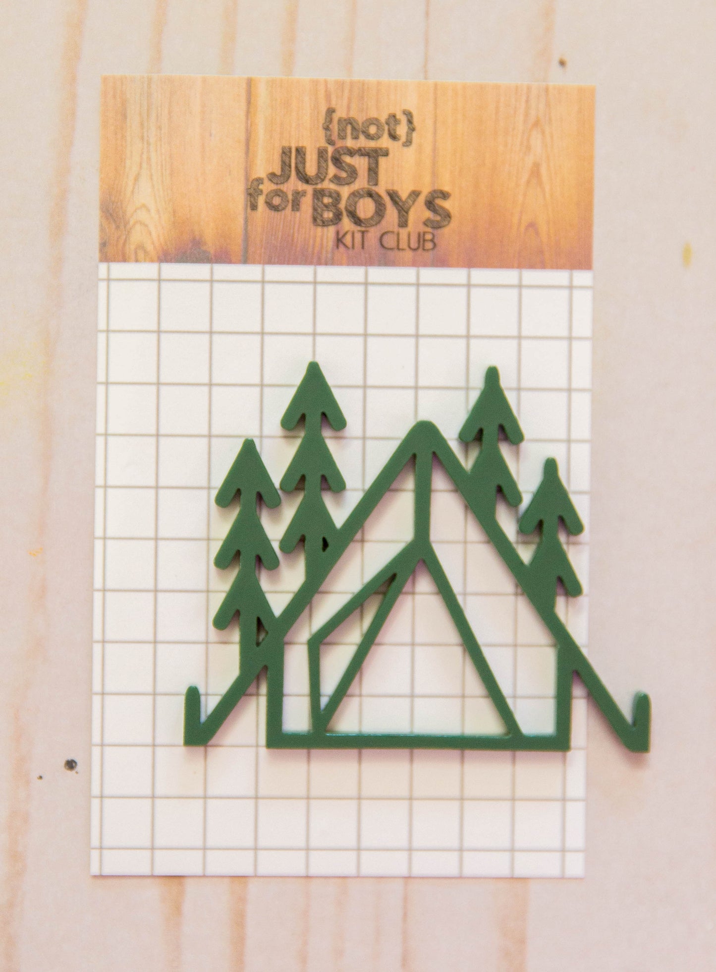 Camping Acrylic Embellishment