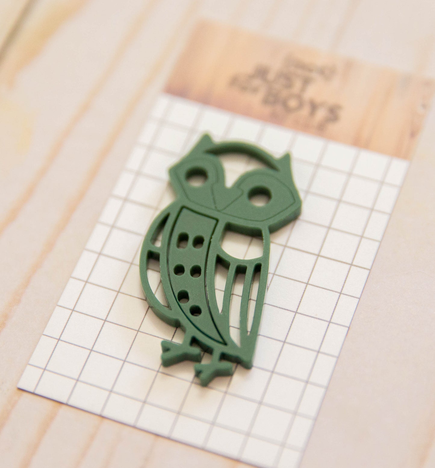 Owl Acrylic Embellishment