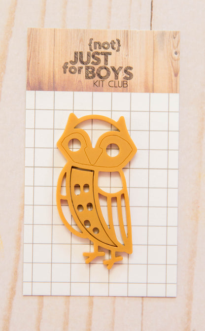 Owl Acrylic Embellishment