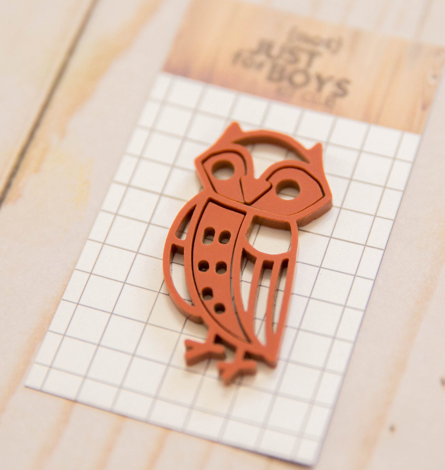 Owl Acrylic Embellishment