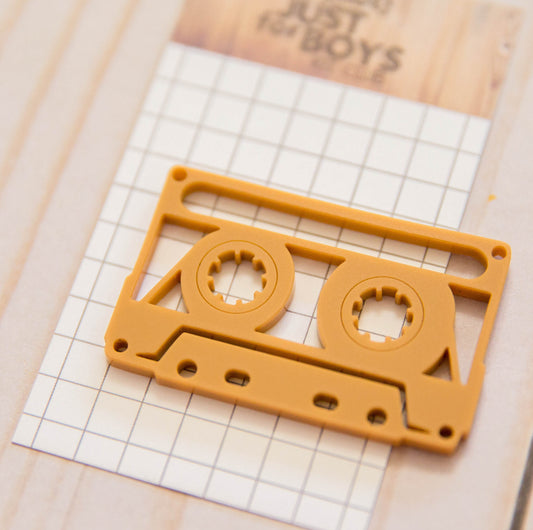 Cassette Tape Acrylic Embellishment