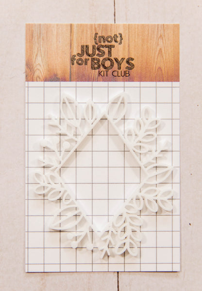 Diamond Frame Acrylic Embellishment