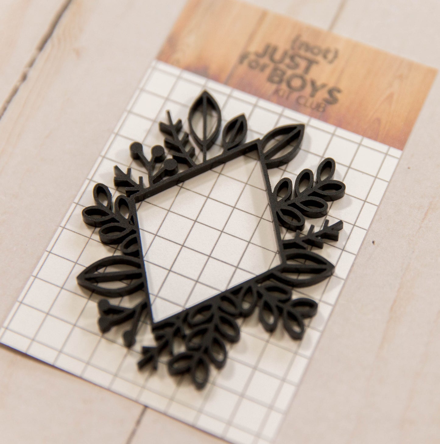 Diamond Frame Acrylic Embellishment