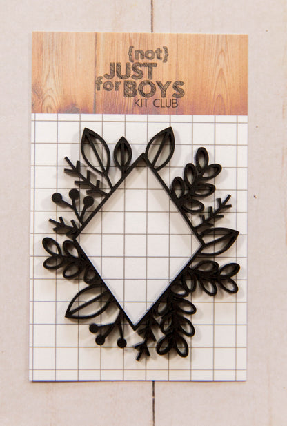 Diamond Frame Acrylic Embellishment