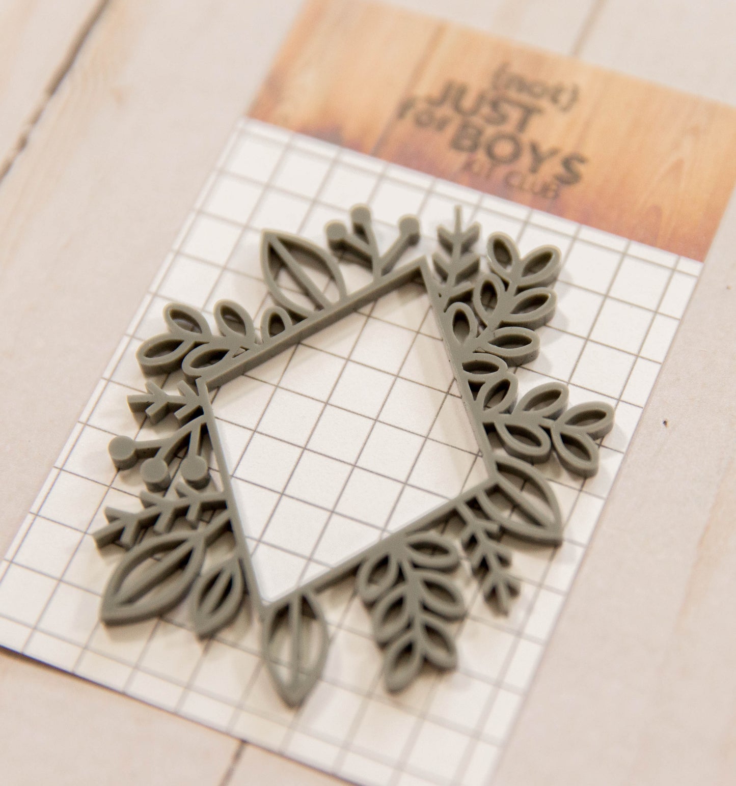 Diamond Frame Acrylic Embellishment