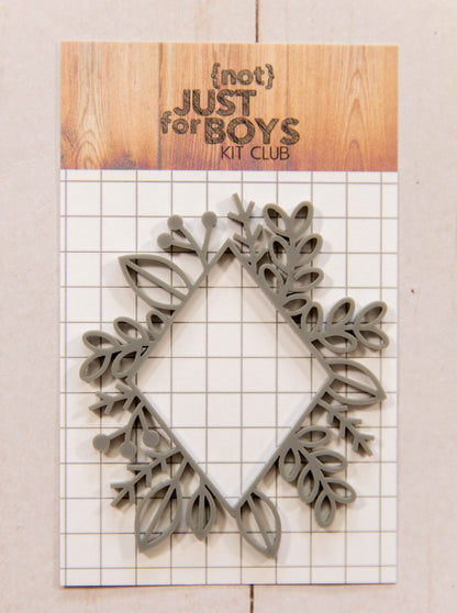 Diamond Frame Acrylic Embellishment
