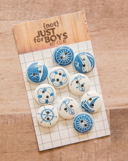 "Maritime Memories" Buttons