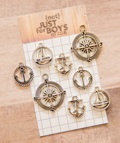 "Maritime Memories" Silver Charms